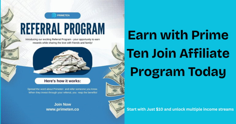 Earn with Prime Ten Join Affiliate Program Tody