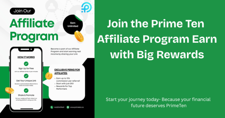 Join the Prime Ten Affiliate Program Earn with Big Rewards